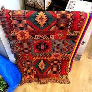 Aztec Southwestern Throw Blanket Bob Timberlake